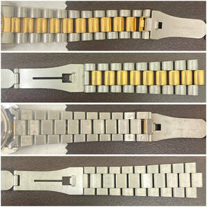 Roven Dino PARIS DESIGN RD-3051-B 腕時計 ロマンディーノ 金文字盤 ゴールド文字盤 デイト クォーツ 中古 未稼働品 時計の画像5