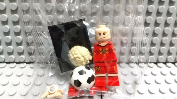 ブライネ　ミニフィグ　LEGO互換 匿名配送　レゴブロック　debruyme　サッカー　soccer 送料無料