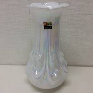 ■4721 KURATA CRAFT GLASS クラタクラフトガラス 花瓶 インテリアの画像2