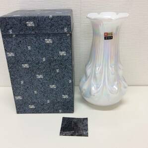 ■4721 KURATA CRAFT GLASS クラタクラフトガラス 花瓶 インテリアの画像1