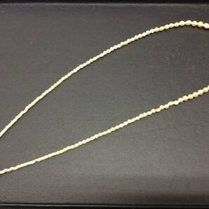 ■5012 アクセサリー ネックレス パール 真珠 SILVER刻印 シルバー 約8.2g 箱付 ※写真をご確認下さいの画像5