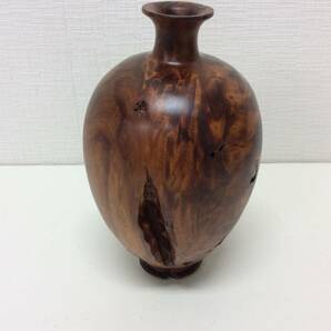 ■4954 屋久杉 花器 花瓶 アンティーク インテリア オシャレ 骨董 工芸 ※写真をご確認下さいの画像1