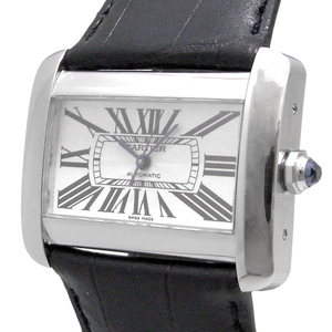  Cartier tanker ti Van LM self-winding watch AT men's W6300755gyo-she face Cartier