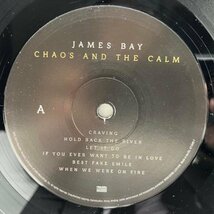 美品!! 180g重量盤 EUオリジナル JAMES BAY Chaos And The Calm ('11 Republic) 名曲 Hold Back The River 収録 ジェイムス・ベイ_画像4