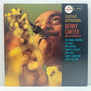 良好!! USプレス BENNY CARTER Further Definitions (Impulse) w/ Charles Rouse, Coleman Hawkins, Phil Woods, Dick Katz, John Collins