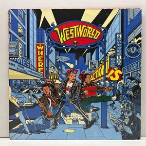 【スペースエイジロカビリー】UK＆EU共通オリジナル WESTWORLD Where The Action Is ('87 RCA) 手書きTOWN HOUSE刻印 ネオロカ LP