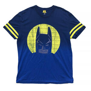 【980円スタート】USA 古着 半袖 Tシャツ LEGO BATMAN ブルー 青 メンズXL レゴ バットマン 映画 古着卸 DCコミックス BA1461