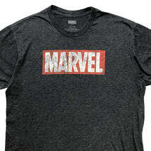 【980円スタート】USA 古着 半袖 Tシャツ MARVEL メンズL マーベル ロゴTシャツ アメコミ 古着卸 映画 キャラクター BA1464_画像3