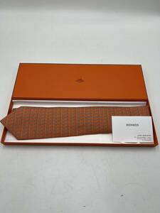 ○ HERMES エルメス ネクタイ シルク 