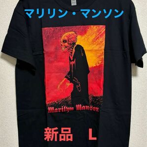 新品　Marilyn Manson Tシャツ　Lサイズ　マリリンマンソン　ブラック