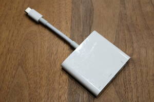 [Текущая модель/Используемая манера] Apple подлинный USB-C Digital AV Multiopt Adapter A2119 MUF82ZA/A Digital AV Multi Adapter A