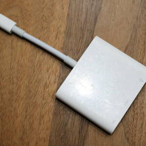 [現行モデル/中古動作品] Apple純正 USB-C Digital AV Multiport Adapter A2119 MUF82ZA/A デジタル AV マルチアダプタ F