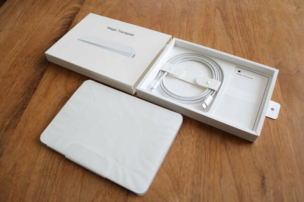 [程度良好/現行モデル] Apple Magic Trackpad 3（Multi-Touch対応）ホワイト Wireless Model A1535 MK2D3ZA/A トラックパッド 3 White 
