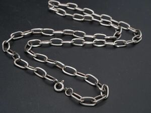 【102】SILVER シルバー 925 ネックレス チェーン アクセサリー 長さ約50cm TIA