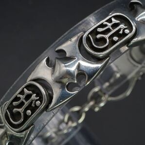 【96】SILVER シルバー sterling YUUKI Germanium ブレスレット 長さ約18cm silver925 ゲルマニウム TIAの画像2