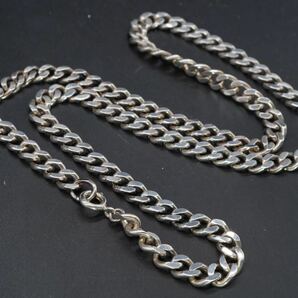 【261】sterling SILVER シルバー 喜平 チェーン アクセサリー 長さ約48cm TIAの画像1