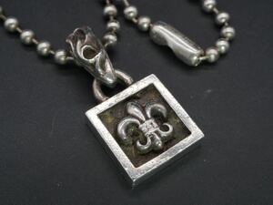 【215】CHROME HEARTS クロムハーツ 1998 SILVER シルバー 925 ネックレス チェーン アクセサリー 長さ約50cm TIA