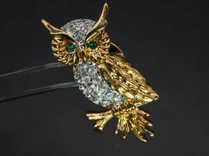 【465】SWAROVSKI スワロフスキー ピンブローチ アクセサリー TIA