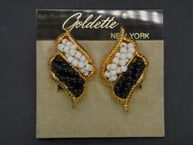 【532】goldette ゴルデット ヴィンテージ ビンテージ イヤリング アクセサリー TIA_画像1