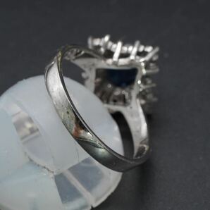 【382】13号 シルバー 925 サファイア リング silver 指輪 ジュエリーデザイン 指輪 TIAの画像5