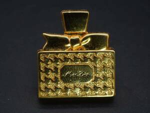 [1400]Christian Dior Christian Dior puff .-m bottle motif pin brooch accessory TIA