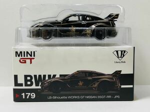 【個人保管品】TSM MINI GT 1/64 LB-Silhouette WORKS GT NISSAN 35GT-RR Ver.1 JPS 右ハンドル(LHD)LBWK リバティウォーク