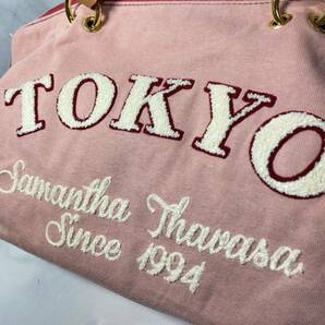 【送料無料】未使用 Samantha Thavasa サマンサタバサ キャンパスバッグ ショルダーバッグ TOKYO ピンクの画像3