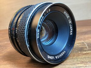 HH-8349■送料込■ YASHICA LENS ヤシカ カメラ レンズ DSB 50mm 1:1.9 201g/くFUら