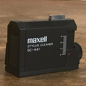 SS-3449■送料込■maxell STYLUS CLEANER SC-441 レコード針 クリーナー メンテナンス レコード レトロ 48g●ジャンク扱い/くATらの画像1