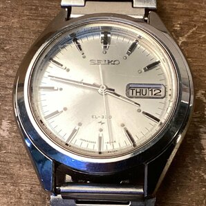 TT-2339 ■送料込■SEIKO セイコー EL-330 メンズ クオーツ アナログ 腕時計 時計 3303-8110 90g●ジャンク扱い/くGOらの画像2