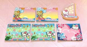 ハローキティ☆グアム・サイパン限定販売メモ　6冊セット　2009年　2010年