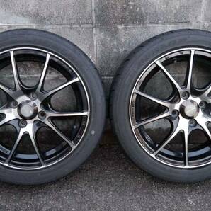 WedsSport ウェッズスポーツ SA-10R 5.0J-15 +45 4H100 ＋ ダンロップ DIREZZA ZIII ディレッツァ Z3 165/50R15 73V 中古ですの画像3