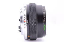 [美品, レア品] OLYMPUS Zuiko Auto S 40mm f/2 OM mount MF Prime Lens オリンパス 一眼レフ カメラ 広角 単焦点 レンズ NL-00502_画像3