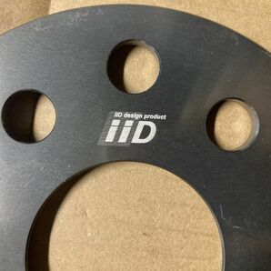 iiD IID 鍛造 スペーサー ワイトレ 5穴 PCD112 PCD100 厚さ5mm ハブ径約57.1mm AUDI VWの画像4