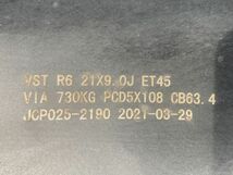 ボルボ XC60 等に 4本セット 265/40 R21 9.0J ET45 5H 108 VST R6 MICHELIN ミシュラン PILOT SPORT4 S パイロットスポーツ 22年製_画像9