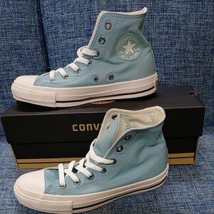 未使用 CONVERSE スモーキー　ブルー　24cm コンバース スニーカー オールスター ハイカットスニーカー　ティファニー　