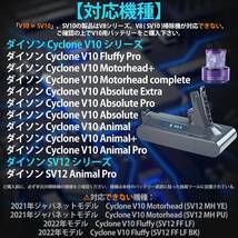 送料無料★未使用に近い★純正ではありません★dayson★ダイソン★V10シリーズ専用★互換バッテリー★25.2V 3500mAh★フィルター付き_画像8