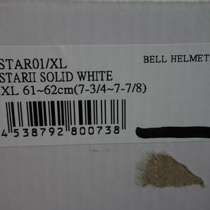 新品未使用 BELL STAR2 ベル スター2 白 ホワイト XLサイズ 復刻 族ヘル レトロ フルフェイスの画像2