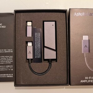 Astell&Kern AK HC2 USB + MOGAMI 2893 4.4mm 5極オス- 3.5mm 3極メス 変換ケーブル (10cm)の画像1