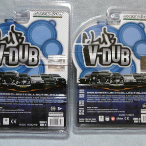 未開封未使用品 GREENLiGHT グリーンライト CLUB V-DUB 1964 VOLKSWAGEN SAMBA BUS PANAM & SHELL 2台組の画像10