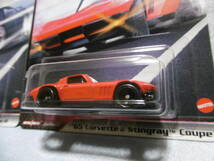 未開封未使用品 HOT Wheels FAST & FURIOUS '65 Corvette Stingray Coupe & 2003 Honda NSX Type-R 2台組 _画像4