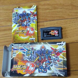 【GBA】 スーパーロボット大戦D　箱、 説明書付き ゲームボーイアドバンス