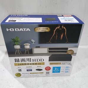 I-O DATA アイ オーデータ 外付けハードディスク HDCZ-AUT2 2TB HDD 録画用 4K対応 24時間連続録画対応 通電確認のみの画像7