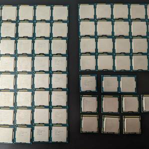 ジャンク 動作未確認 CPU 70枚 まとめ 大量 インテル INTEL CORE i5-3450×60/i5-4570×2/i5-3470×1 他 PCパーツ ジャンク 現状の画像1