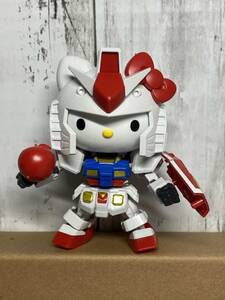 組立済み ジャンク SDガンダムエクスタンダード ハローキティ/RX-78-2 ガンダム サンリオ バンダイ ガンプラ