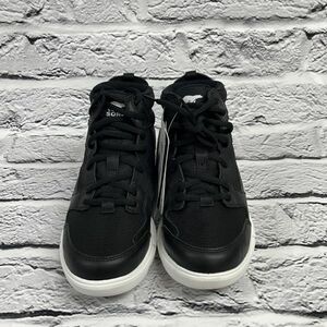 シューズスニーカー ソレル 22秋冬 EXPLORER II SNEAKER MID WP Womens 6.5/23.5cm 010 (BLACK WHITE)