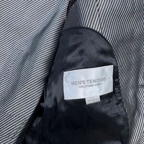 メンズティノラス【至高の3ピース】MEN'S TENORAS スーツ セットアップ スリーピース テーラードジャケット シルバー Mの画像5