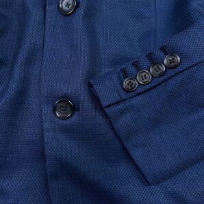 カルバンクライン【鮮やかな色味】Calvin Klein スーツ セットアップ テーラードジャケット リネン 麻 ブルー 青の画像3