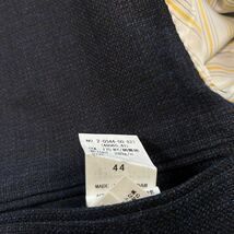 オンリー　レダ　コンテンポラリークラシック　Super110's【最高級の逸品】ONLY テーラードジャケット　織り柄　ネイビー　濃紺_画像8