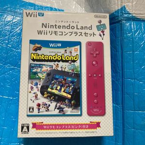 Wii U Nintendo Land Wii remote control plus set pink new goods 